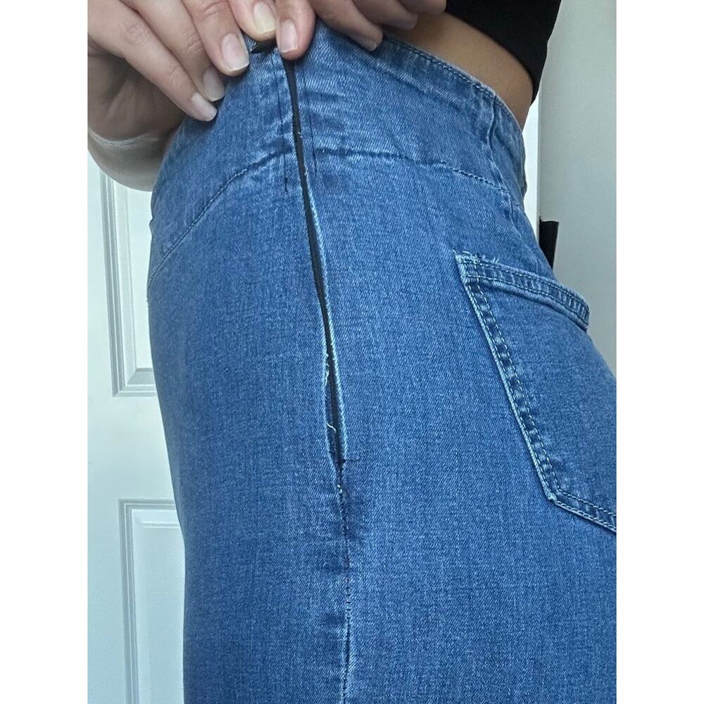 Stretchy blue jeans size M/ L - Picture 3 of 4